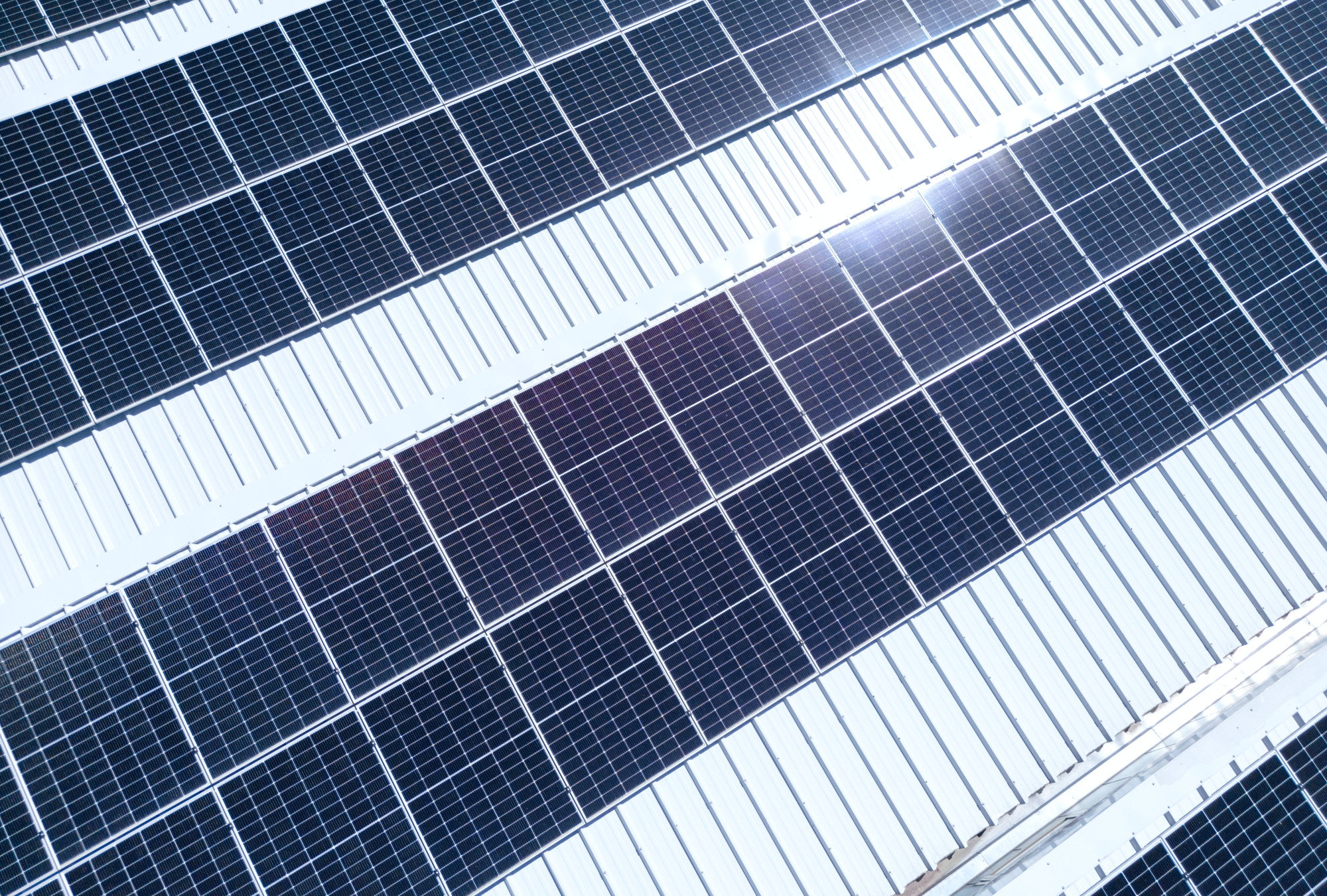 Solarmodule auf Dachfläche